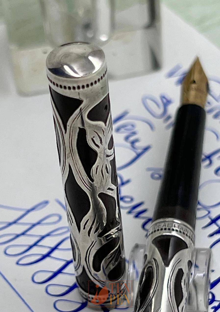 WATERMAN 412 1/2 SILVER FILIGREE | Tenpen - By Letizia Iacopini